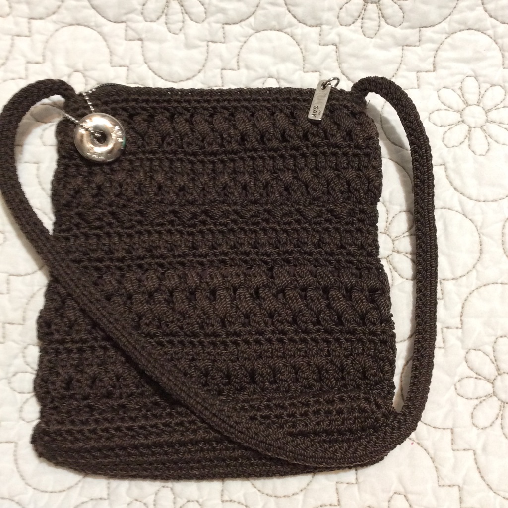 The Sak Cute Brown Crochet Bag